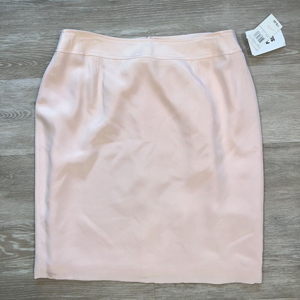Parisian Signature Vintage Silk Pink Pencil Skirt Women's-Size 14
